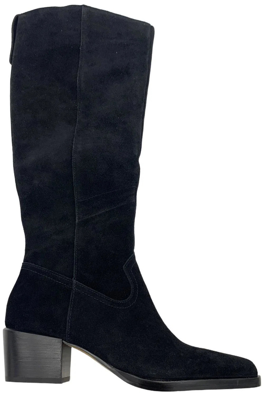Dolce Vita Women's Virona H2O Tall Shaft Suede Boots Onyx - Medium